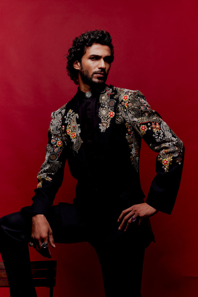 Tribal Placement Blazer set