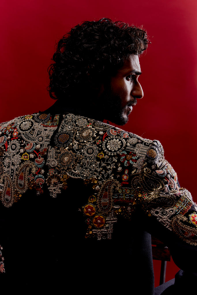 Tribal Placement Blazer set