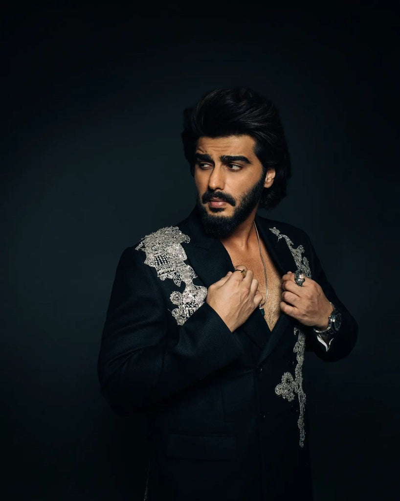 Blazer With Tribal Patch Set