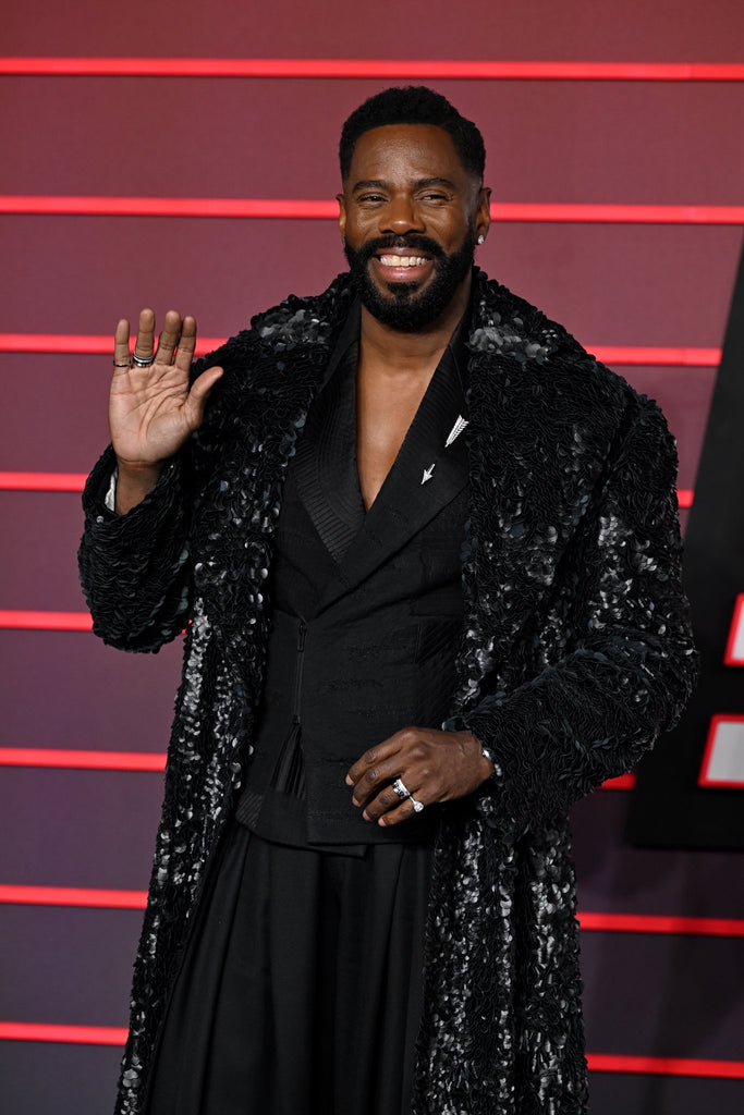 Leather Black Stacking Jacket Set