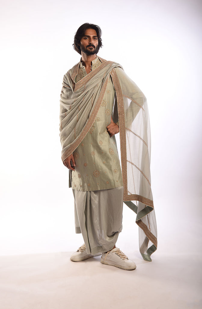 Dori Embroidery Kurta Set