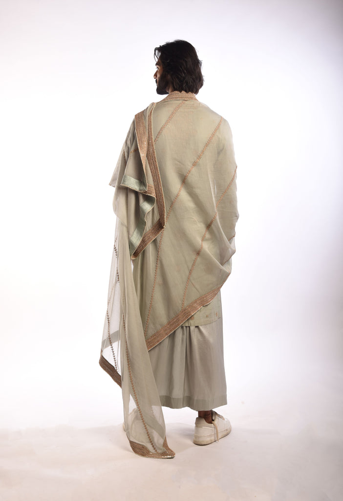 Dori Embroidery Kurta Set