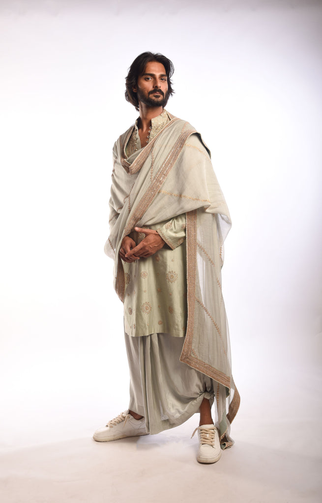 Dori Embroidery Kurta Set