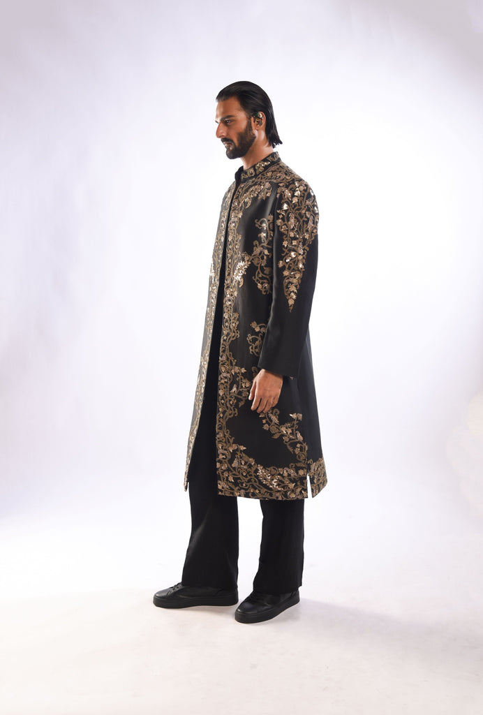 Dori Embroidery Achkan Set