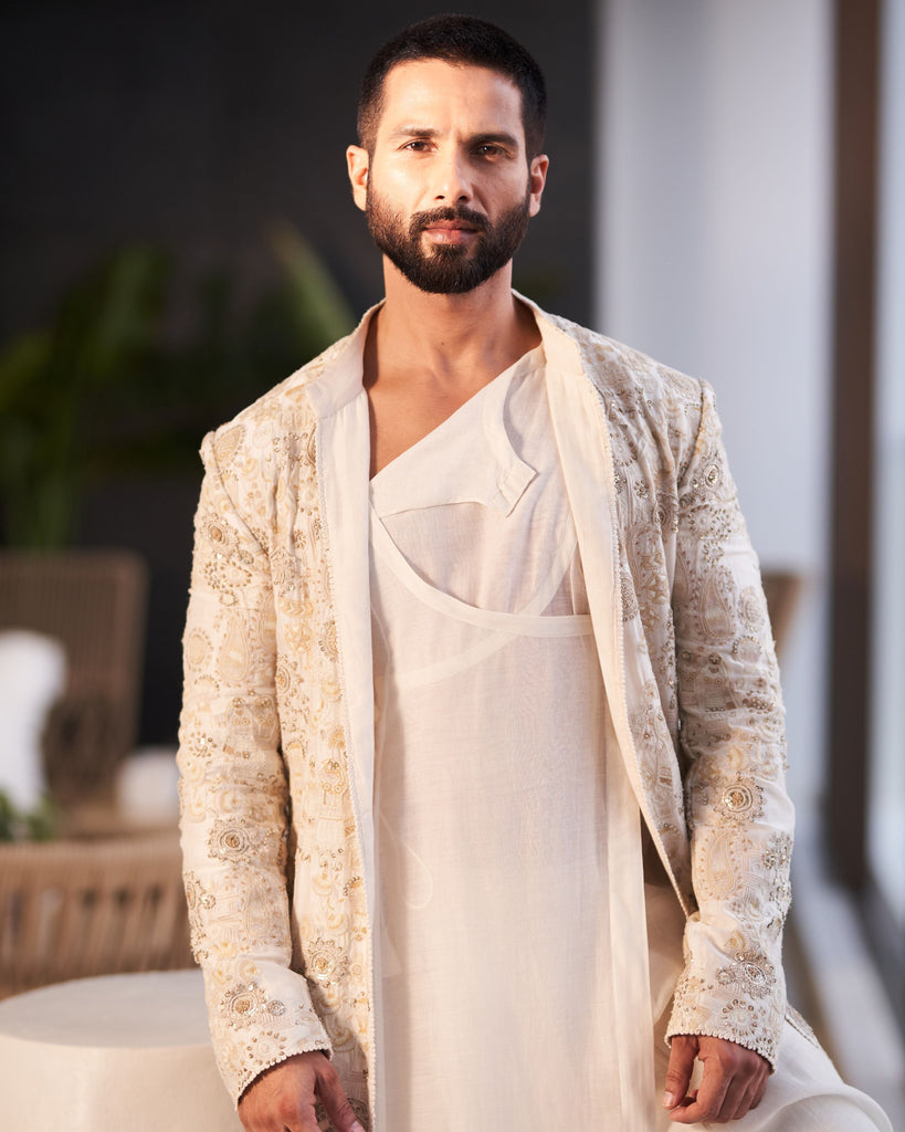 Tribal Embroidery Soft Jacket Set