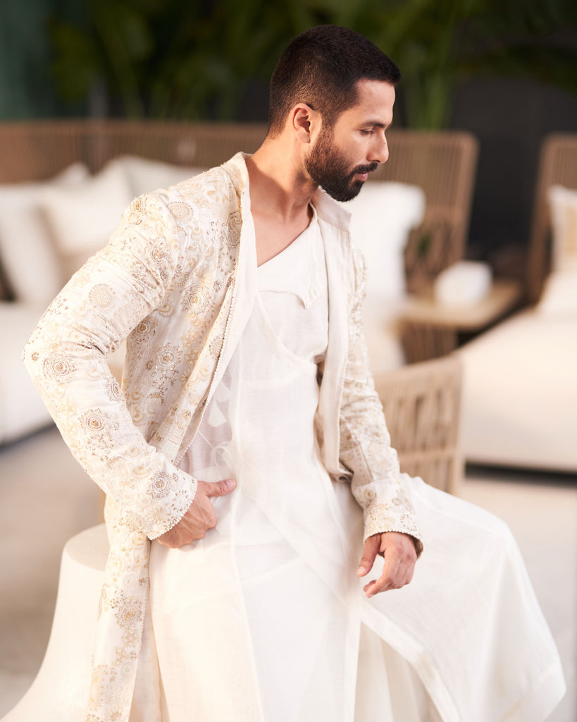 Tribal Embroidery Soft Jacket Set