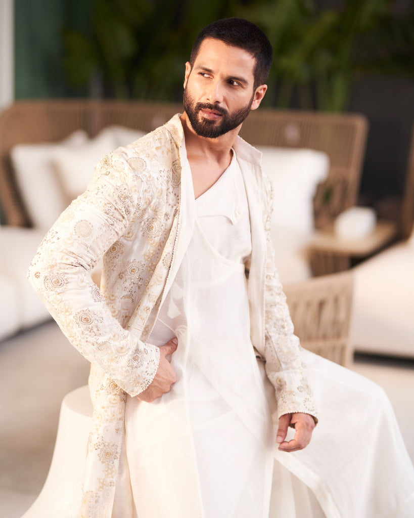 Tribal Embroidery Soft Jacket Set