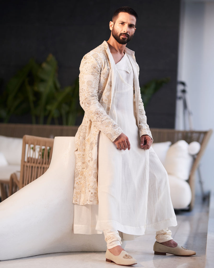 Tribal Embroidery Soft Jacket Set