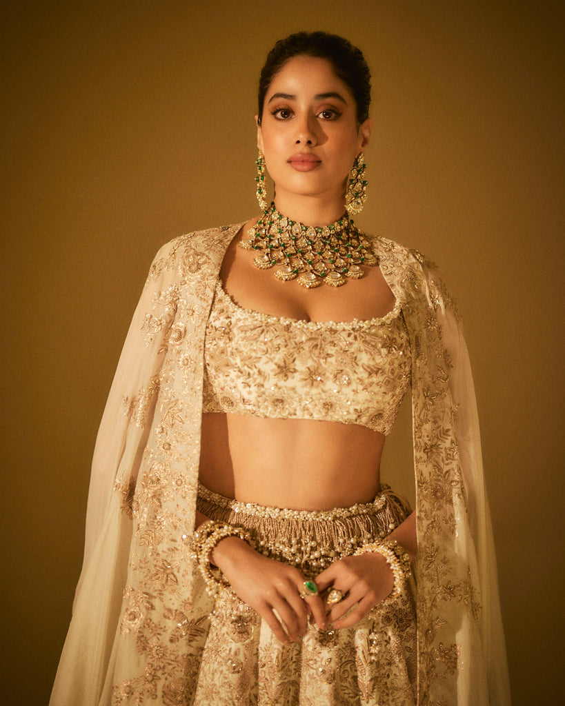 Chikankari Zardozi Lehenga Set