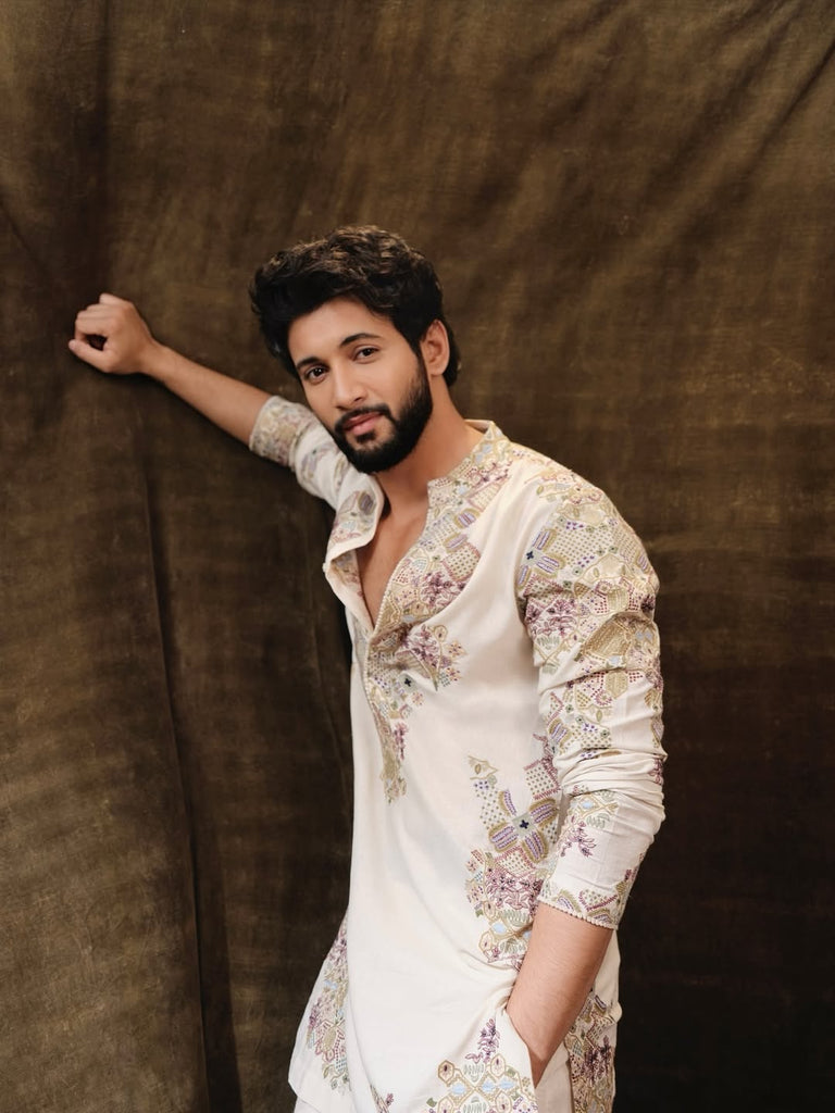 Textile Embroidery Kurta Set