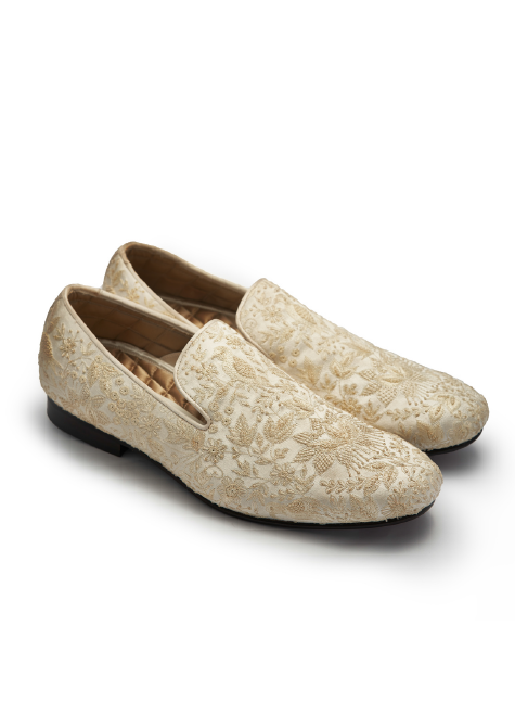 Full Embroidery Slipon Shoes