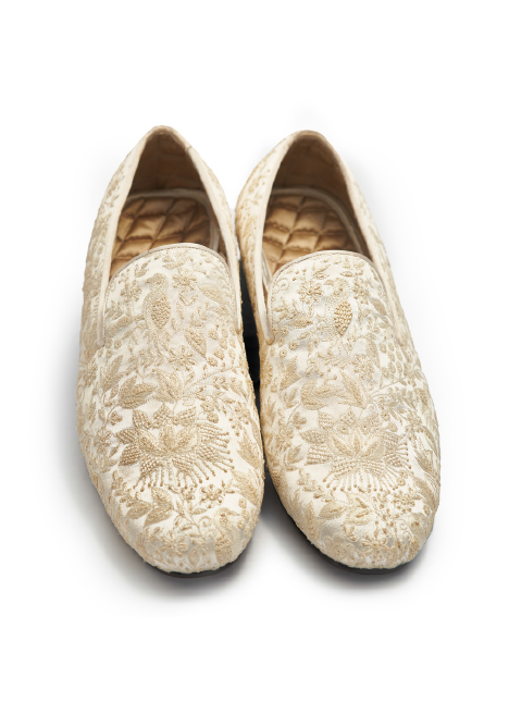 Full Embroidery Slipon Shoes