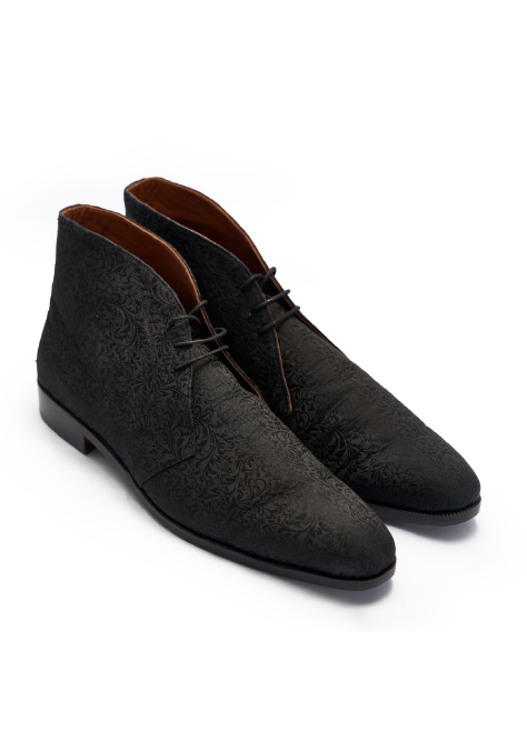 Jacquard High Ankle Shoes