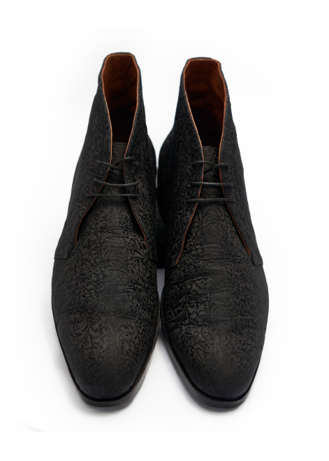 Jacquard High Ankle Shoes