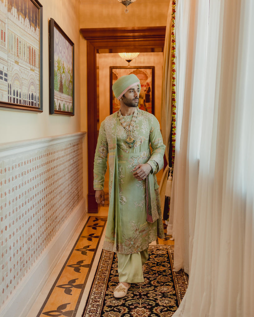 Scriptured Kurta Set