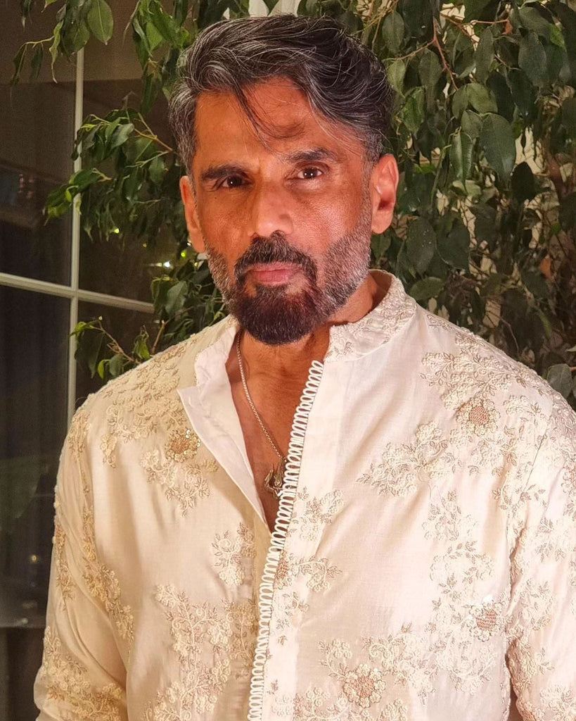 Small knot Embroidery Kurta