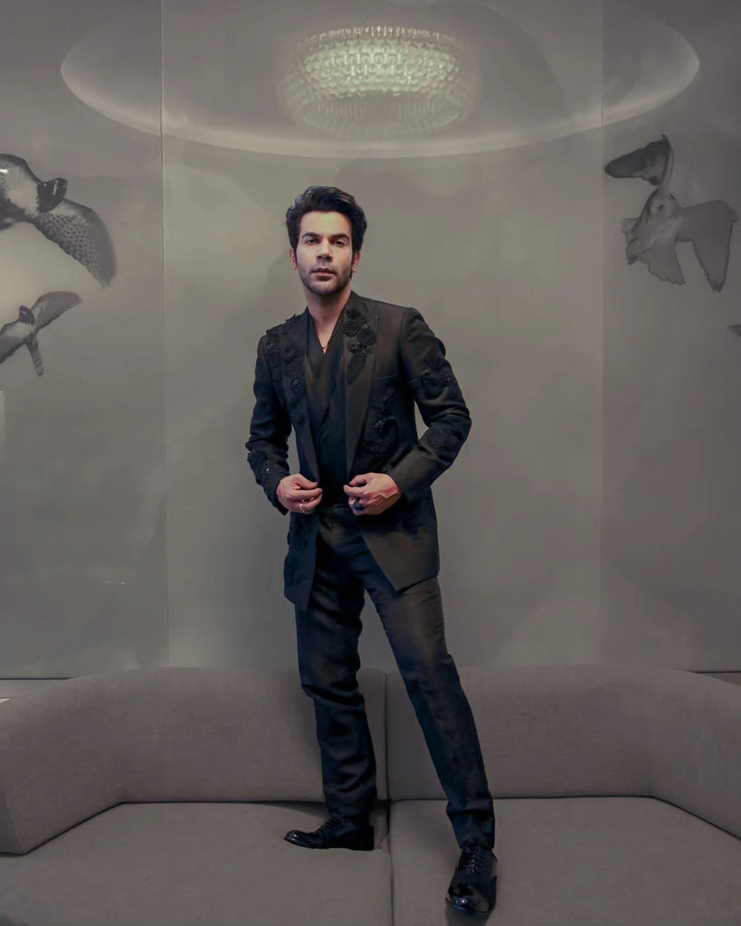 Jacquard placement emb. Blazer