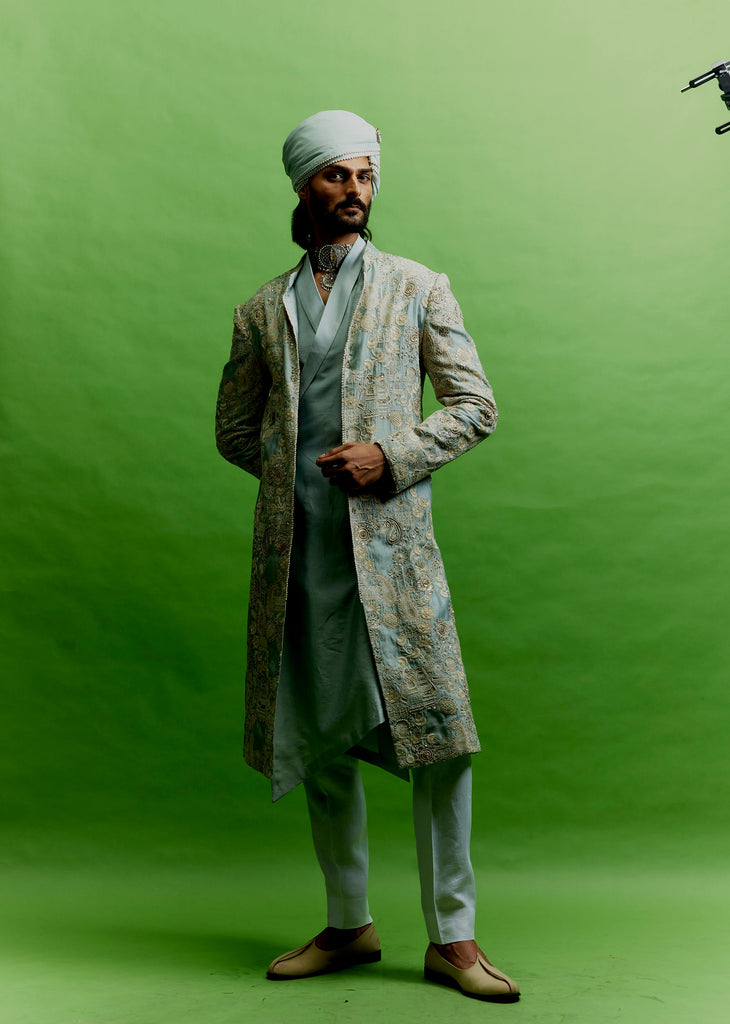 Tribal Embroidery Soft Jacket Set