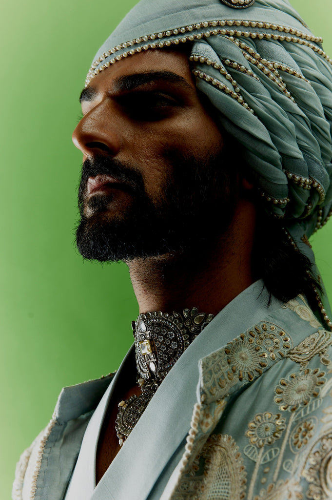 Tribal Embroidery Soft Jacket Set