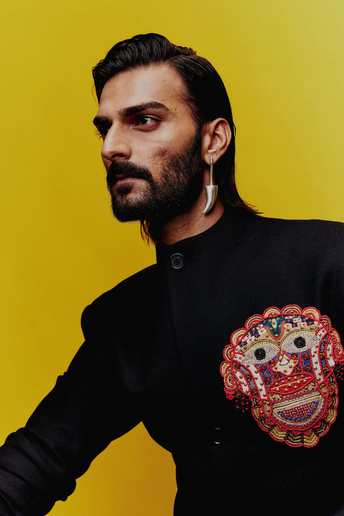 Tribal Patch Bandhgala Set