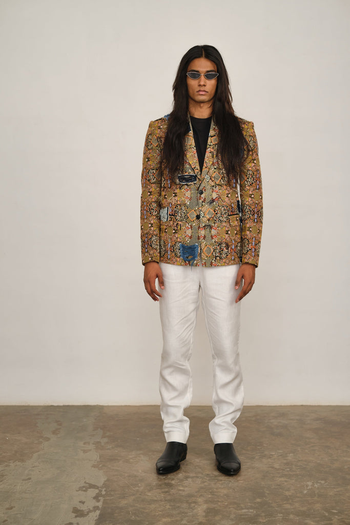 Old Textile Blazer Only