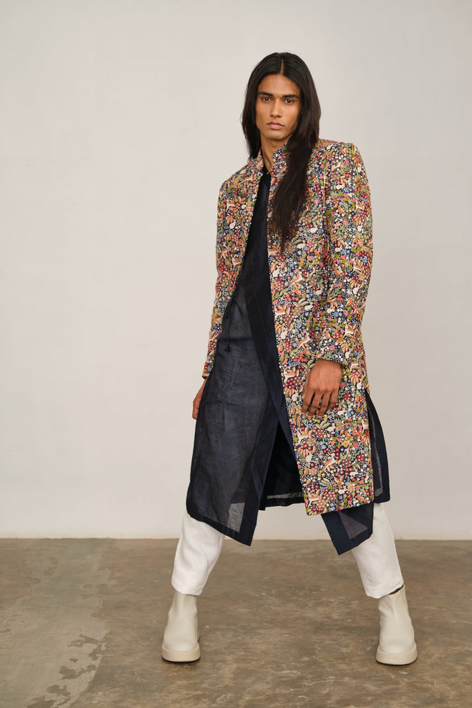 Shikaar Embroidery Sherwani Set