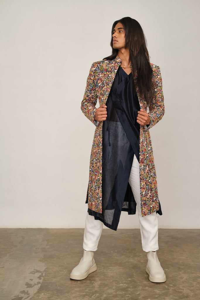 Shikaar Embroidery Sherwani Set