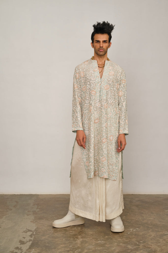 Resham & Zardozi Embroidery Kurta