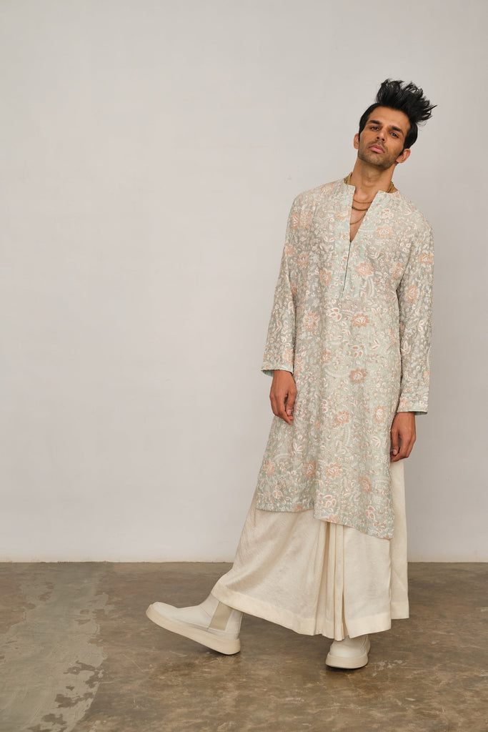Resham & Zardozi Embroidery Kurta