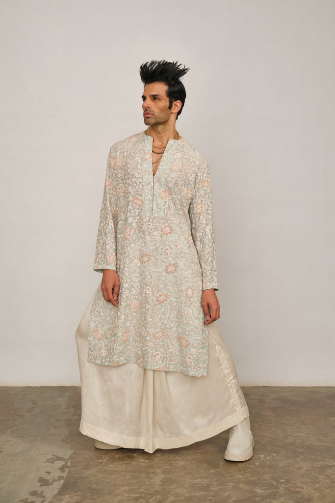 Resham & Zardozi Embroidery Kurta