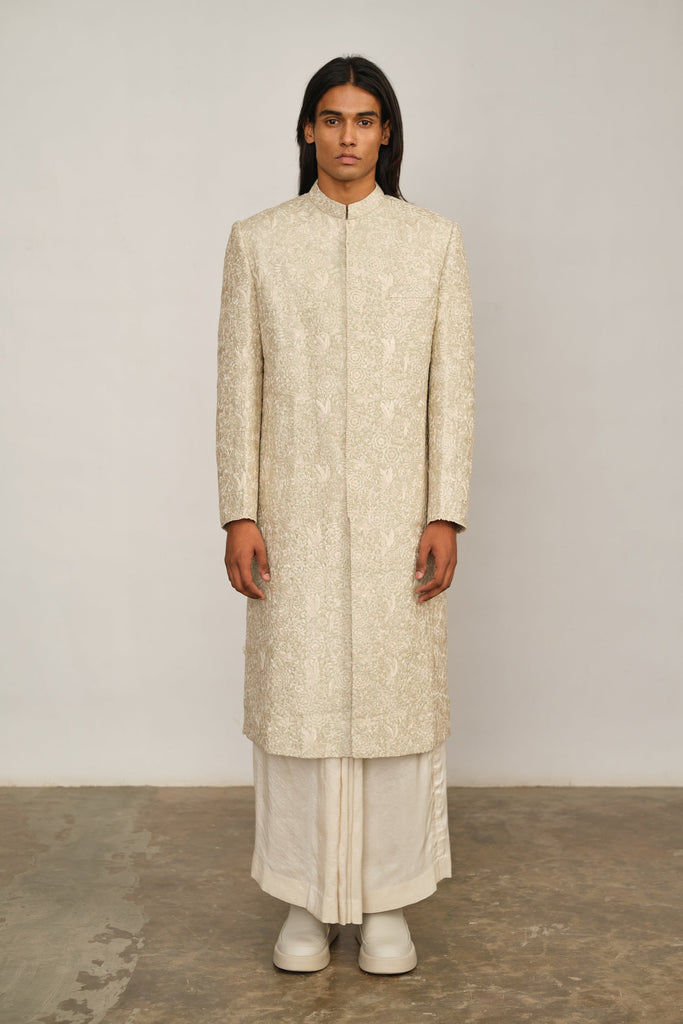 Ektaar Embroidery Sherwani Set