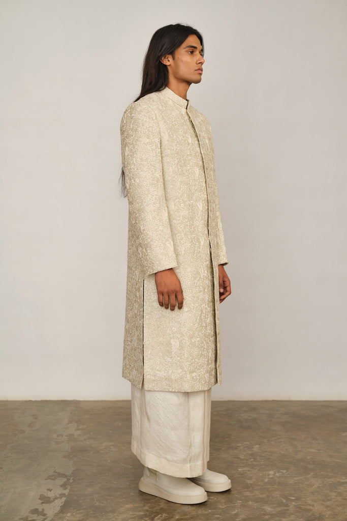 Ektaar Embroidery Sherwani Set