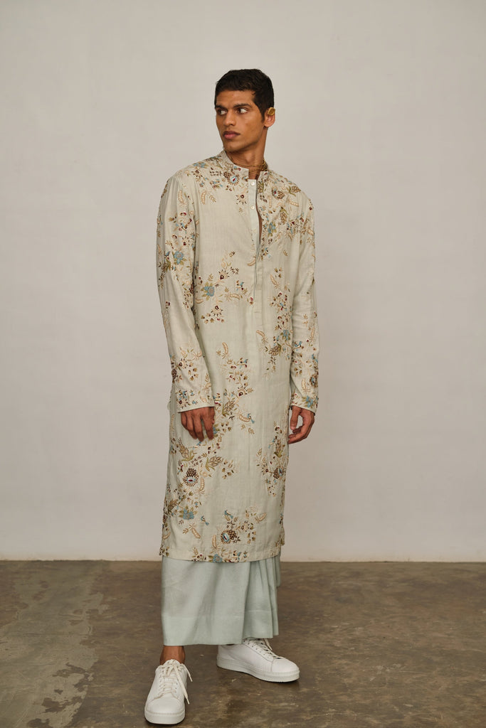 Calico Embroidery Kurta